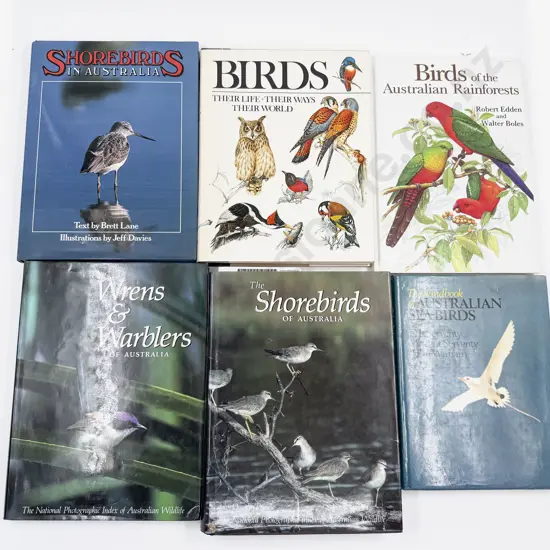 Six Assorted Ornithological Reference