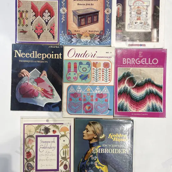 Qty of Neddlework and Embroidery Reference