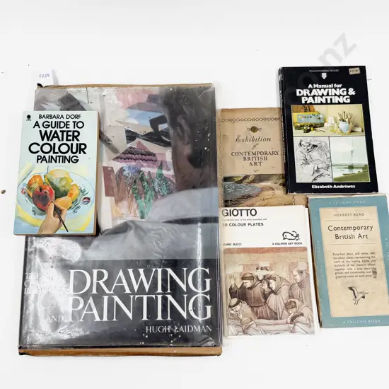 The Complete Book of Drawing and Painting by Hugh Laidman and Assorted Art Reference