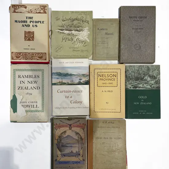 Qty of Assorted Maori Reference Volumes