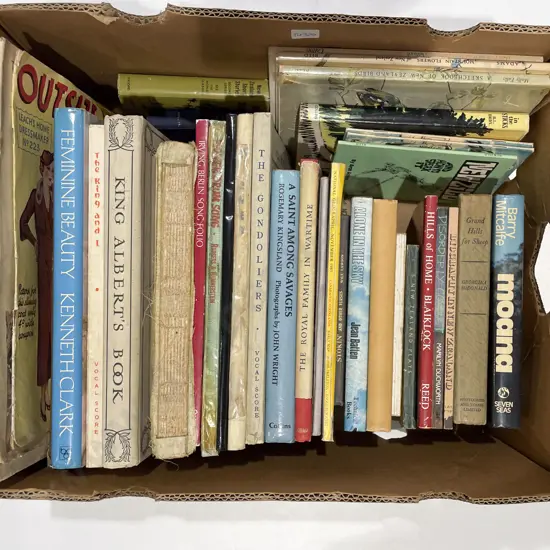 Box of Assorted Books