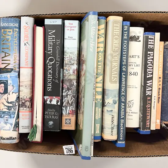 Box of Assorted Military Reference