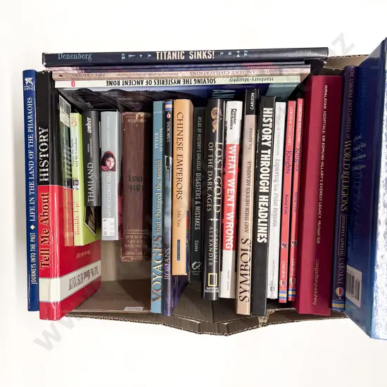 Box of Assorted World History Reference