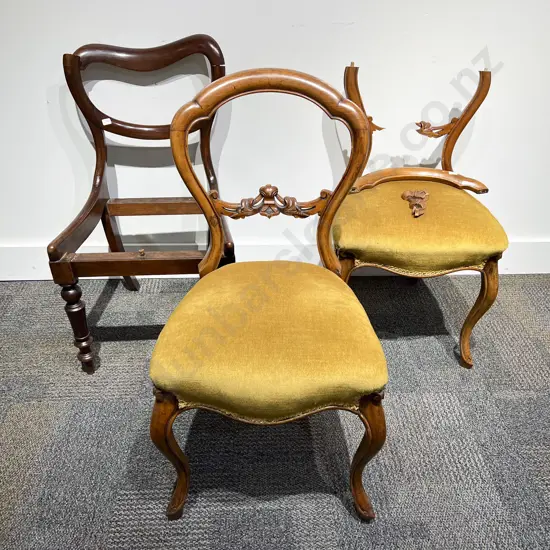 Three Assorted Chairs for Restoration (A/F)