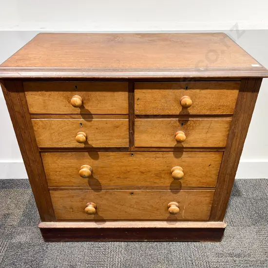 C19th Colonial Four Drawer Chest of Drawers