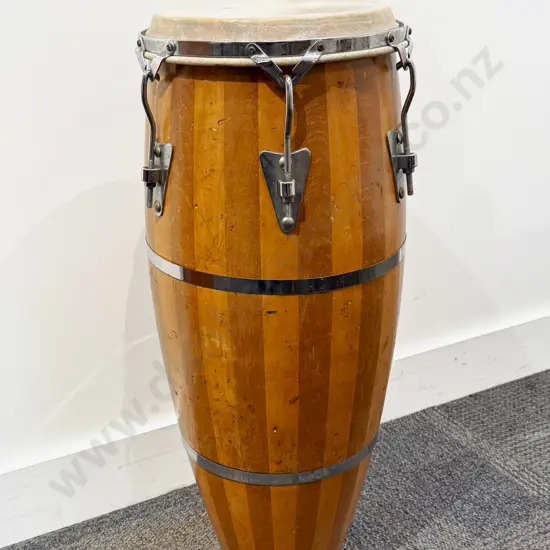 Vintage Tall Floor Stand Conga Drum