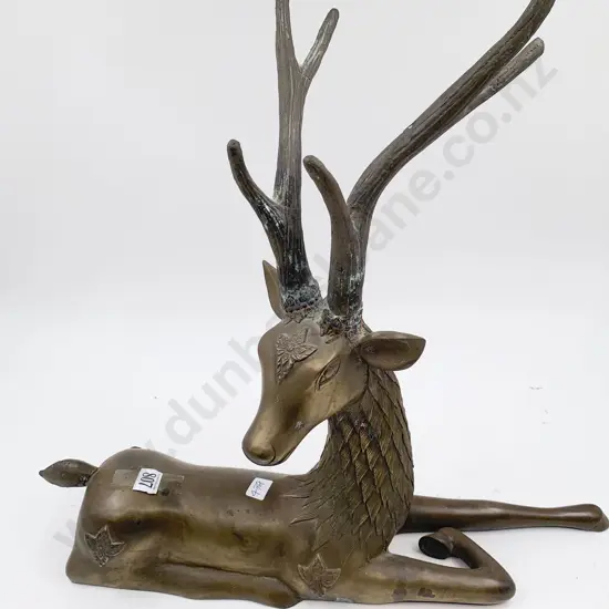 Brass Stag Ornament