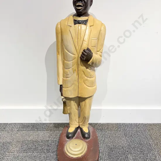 Painted Figure of a 1920's American Singer