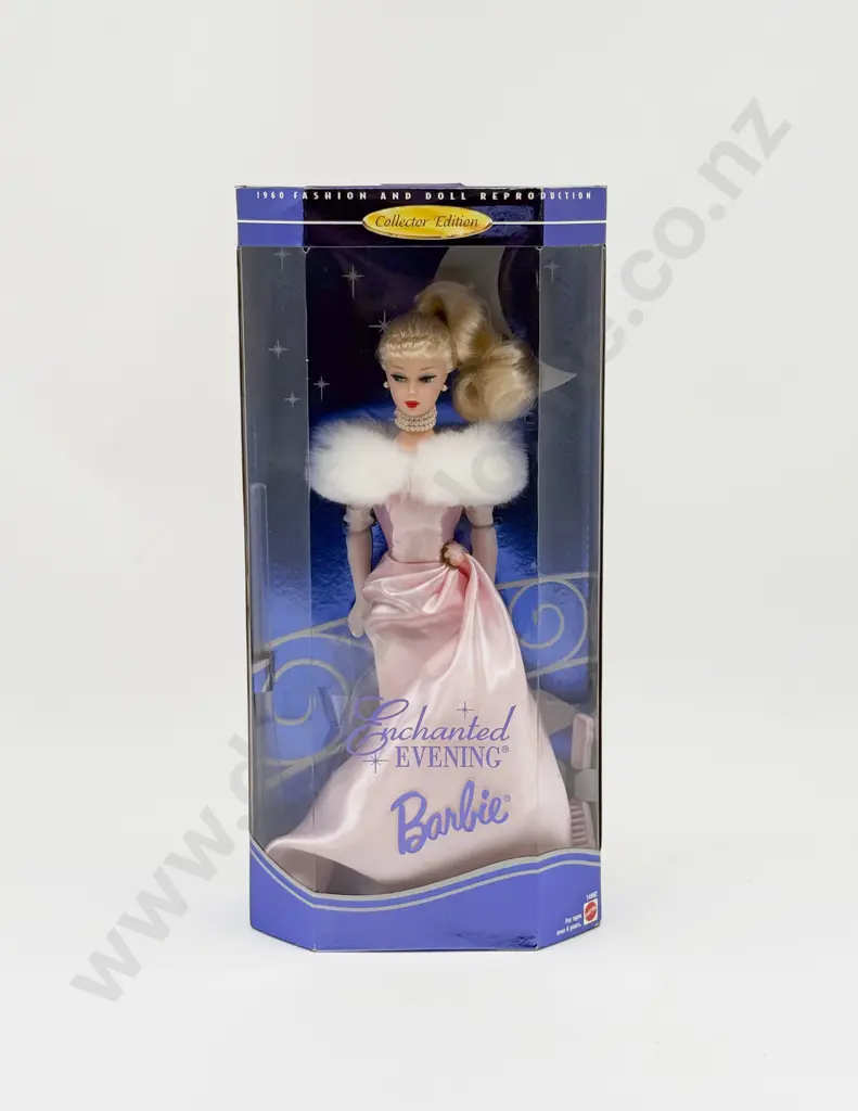 C1995 Enchanted Evening Barbie 1960 Reproduction Doll and Fashion Collector Ed MIB Image 1++