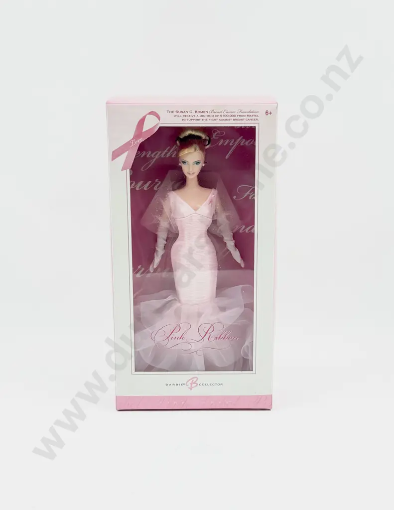 C2006 Barbie Collector Pink Label Pink Ribbon MIB Image 1++