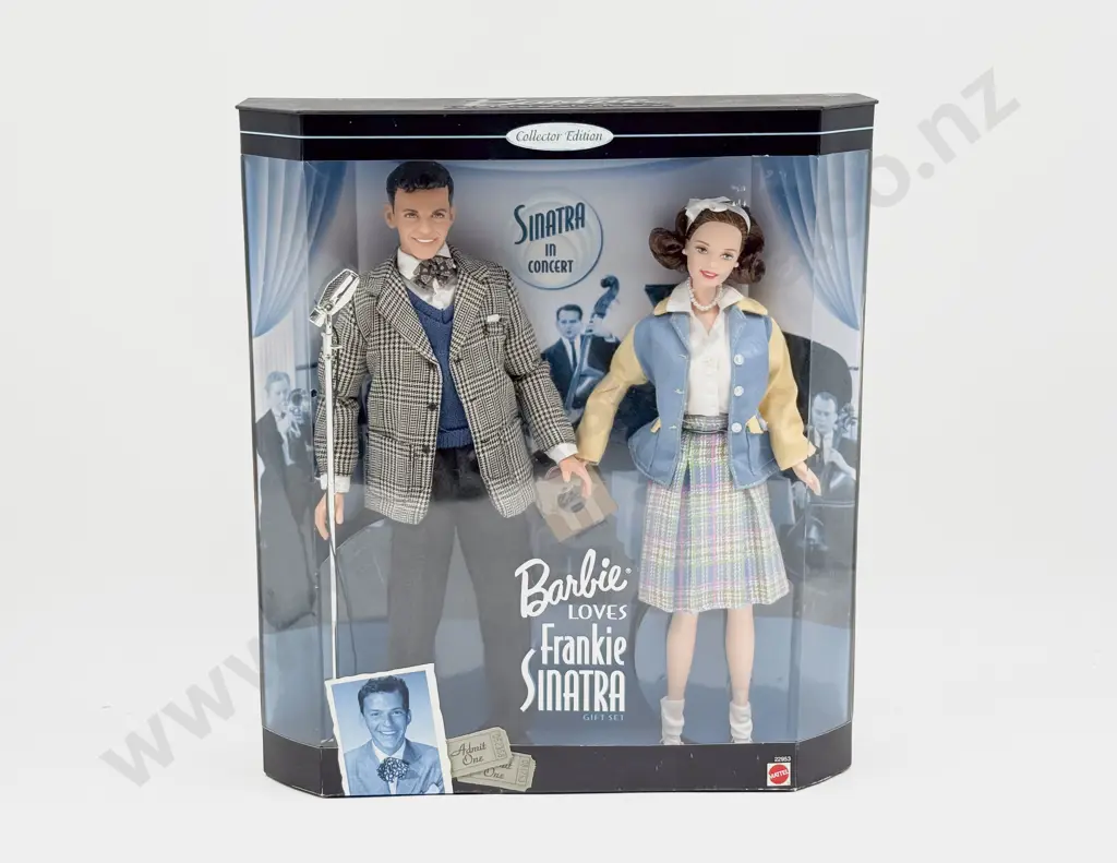 C1999 Barbie Loves Franke Sinatra Gift Set Collector Edition MIB Image 1++