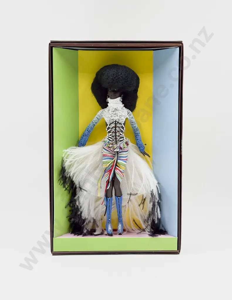 C2002 Mbili Treasures of Africa Barbie by Byron Lars Ltd Ed Second in the Series Image 1++