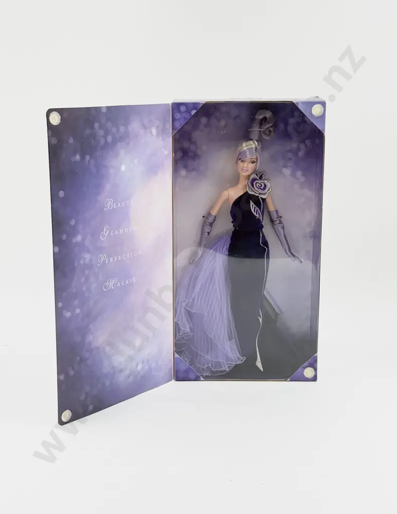 C2001 Barbie Avon The Sterling Silver Rose Bob Mackie Collector Edition MIB Image 1++