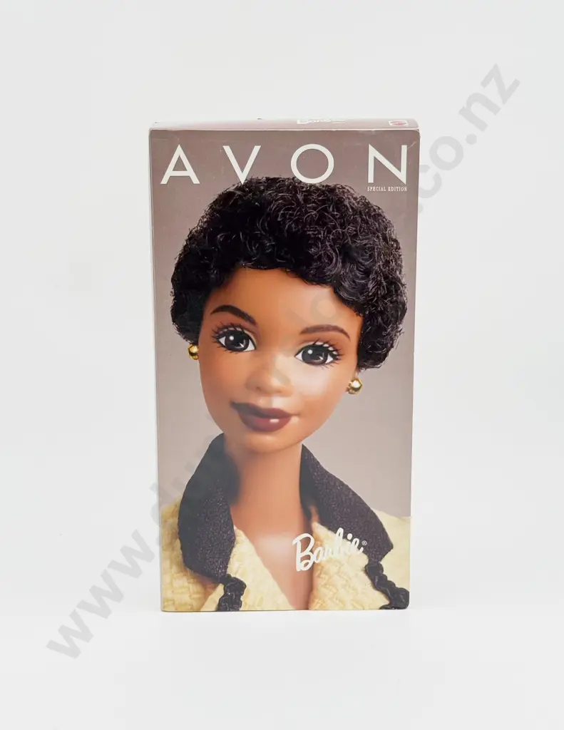 C1998 Barbie Avon Representative African American Doll Special Edition MIB Image 1++