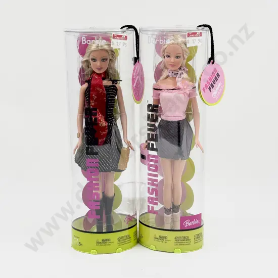 C2004 Barbie Fashion Fever MIB x2