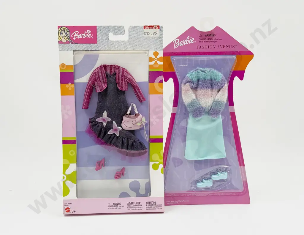 Four Barbie Fashion Avenue Packs Image 1++