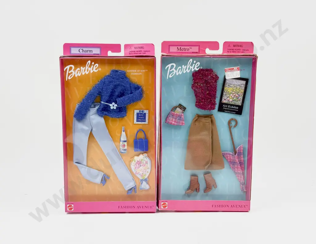 Five Barbie Fashion Avenue Packs Image 1++