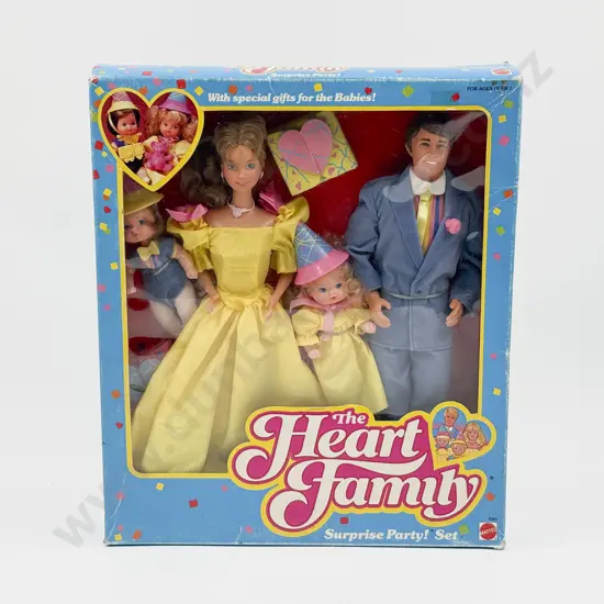 Boxed Mattel The Heart Family Surprise Party Set