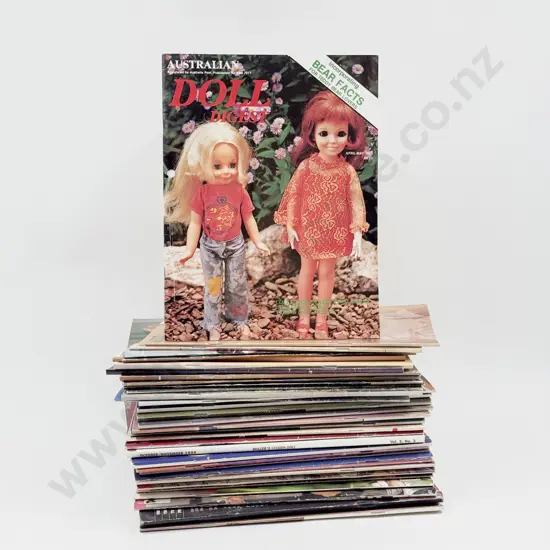 C1990's Bundle Qty The Doll Artisan and Mixed Fashion Doll Magazines