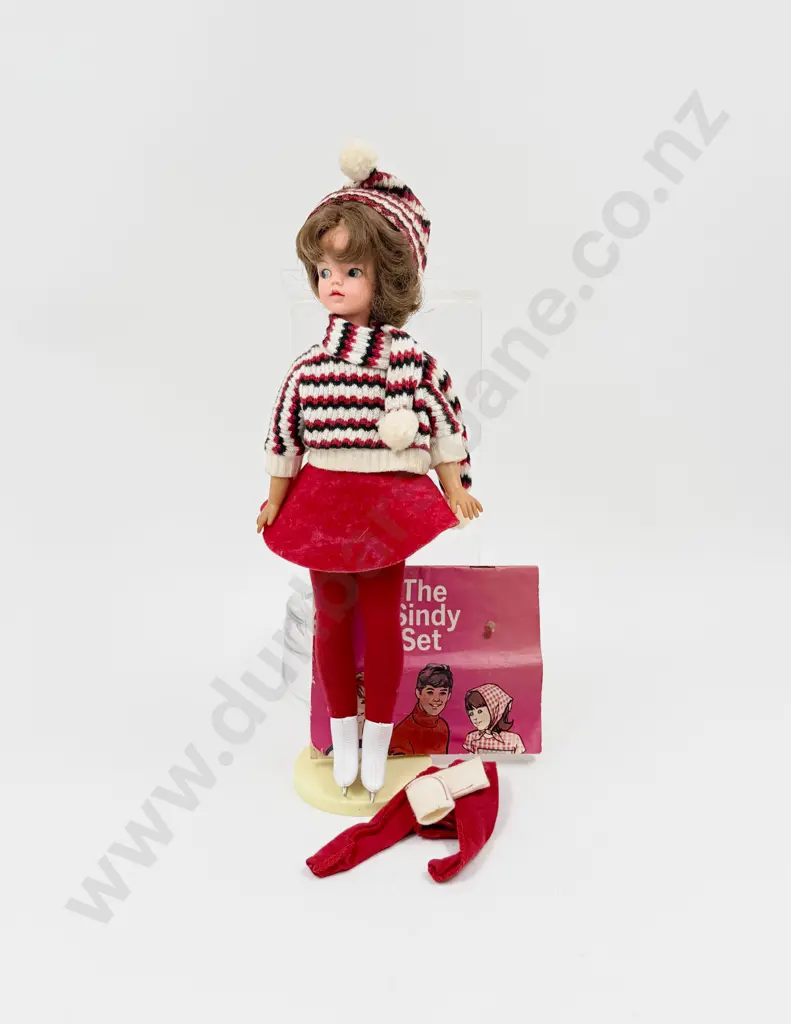 C1960's Sindy wearing Skating Girl Complete Image 1++
