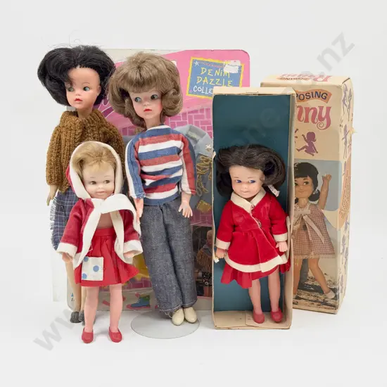 C1960's Two Sindy Dolls wearing Weekenders
