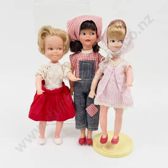 C1966 Patch in Dungarees with Tuppence x2 Original Outfit and 3pce Pink Gingham