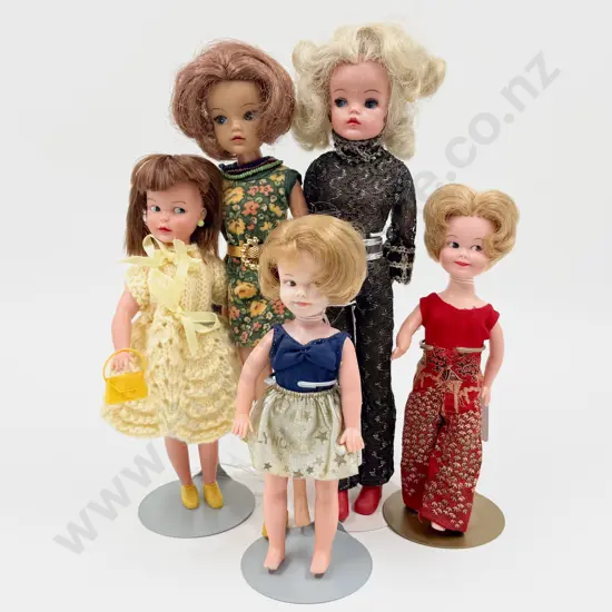 Two Lovely Lively Sindy Dolls with Patch - Two Tuppence Dolls and Sindy 100% Fun Doll