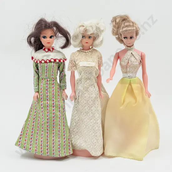 C1960's Three Debbie Dolls made in NZ 28cm