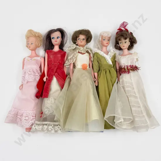 C1960's Debbie Dolls made in NZ without bases and parts for restoration