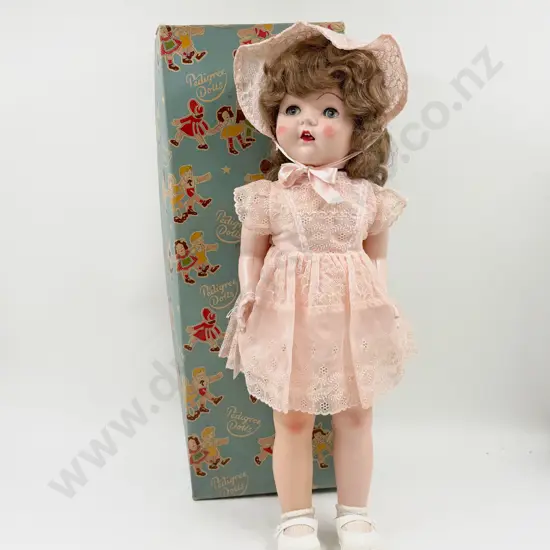 Boxed Pedigree Walkie Talkie Hard Plastic Doll 54cm all original outfit with working voice box