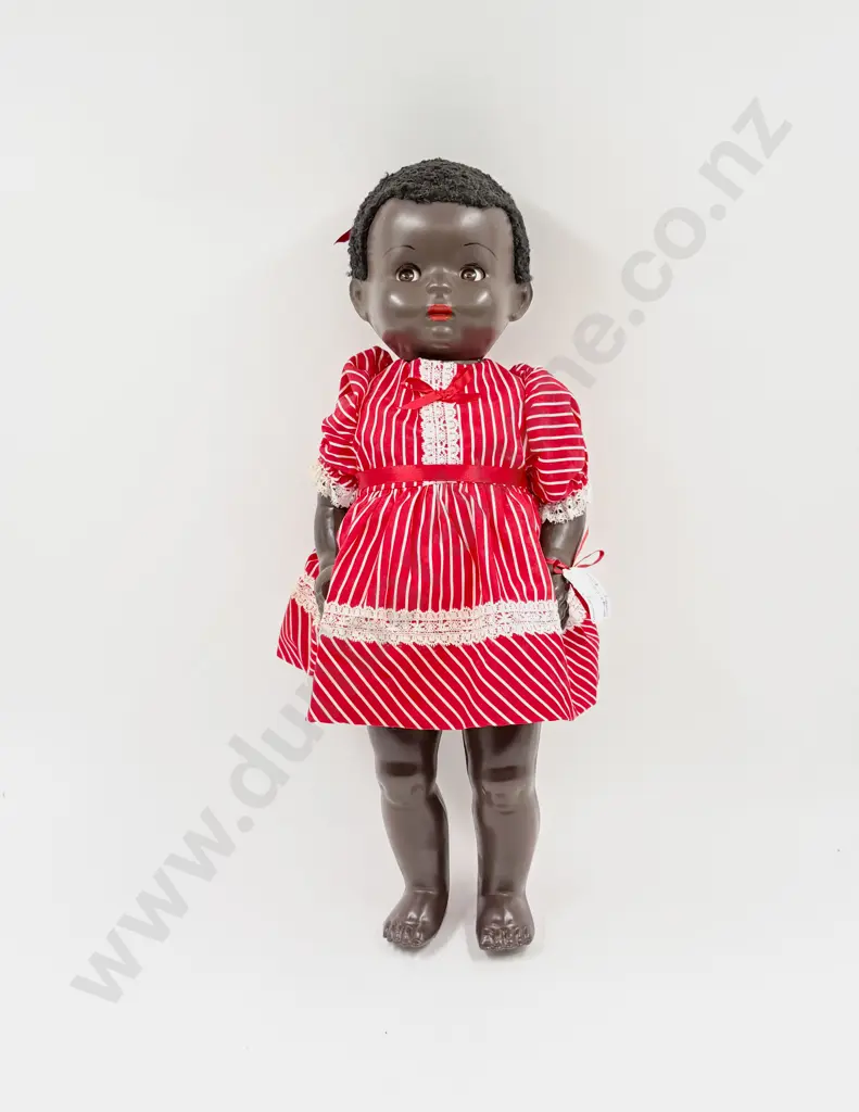 NZ Pedigree Walkie Talkie Black Hard Plastic Doll 54cm Image 1++