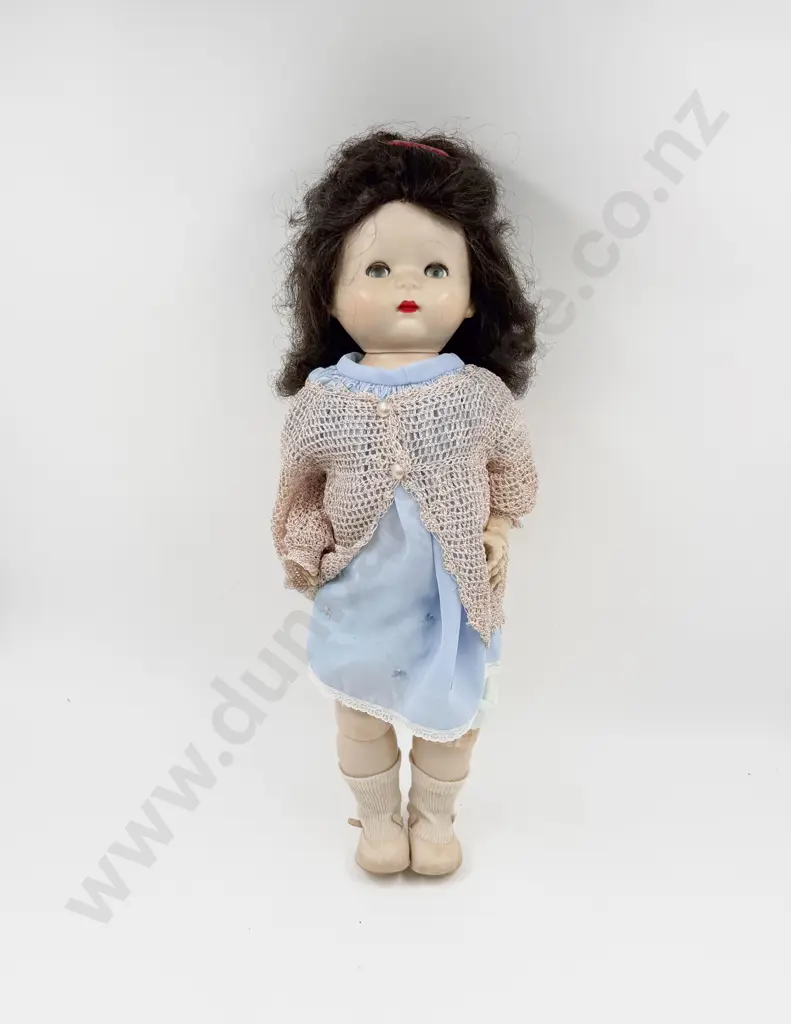 NZ Pedigree Hard Plastic Walkie Talkie Doll with jointed knees 54cm Image 1++