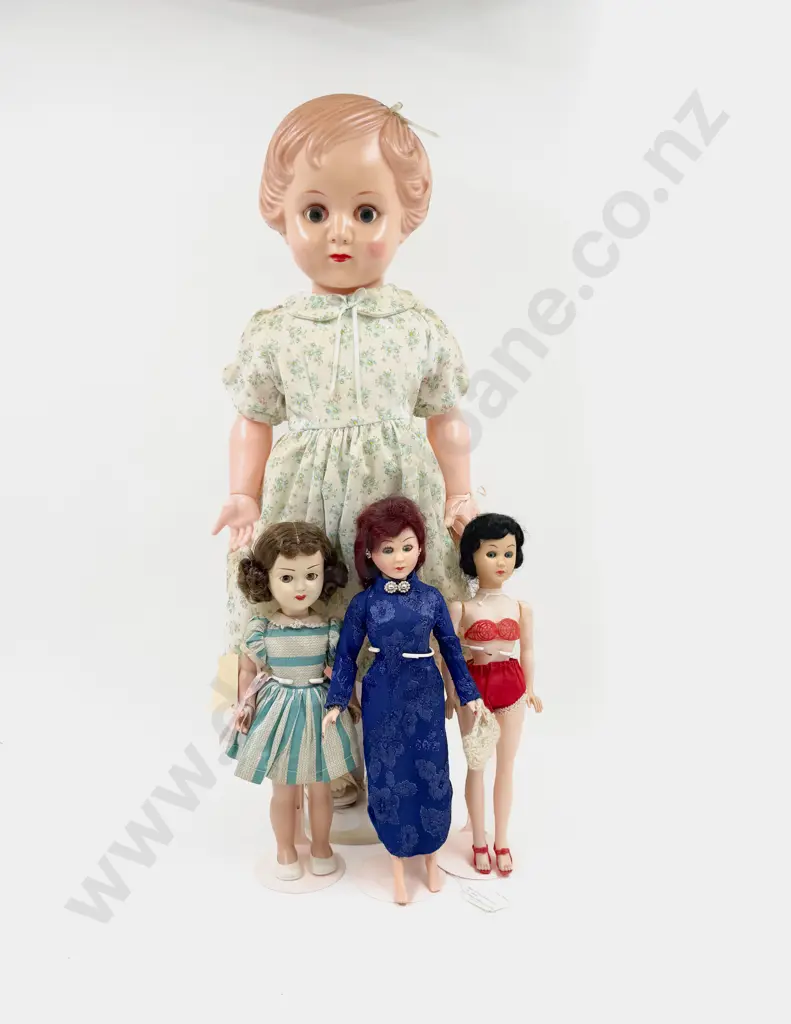 Kadar and Kader Type Hard Plastic Bent/Straight Limb Girl and Adult Dolls 62cm - 29cm Image 1++