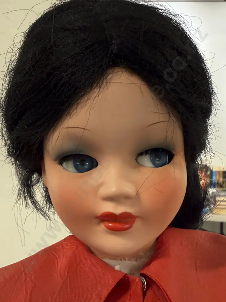 C1960 Ottolini C&D Made in Italy Hard Plastic Socket Head Doll Image 1++