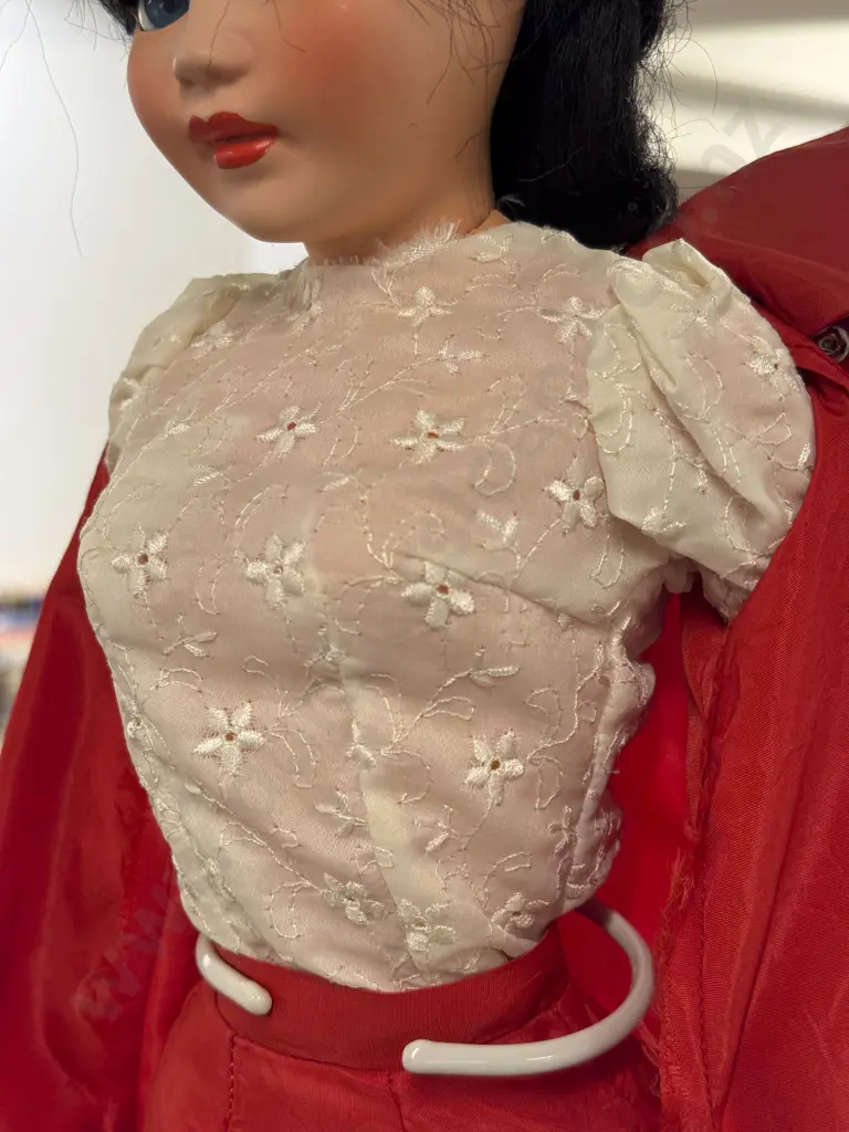 C1960 Ottolini C&D Made in Italy Hard Plastic Socket Head Doll Image 1++