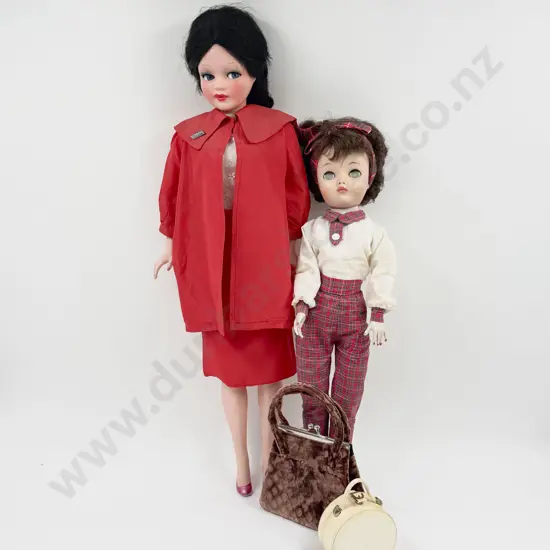 C1960 Ottolini C&D Made in Italy Hard Plastic Socket Head Doll