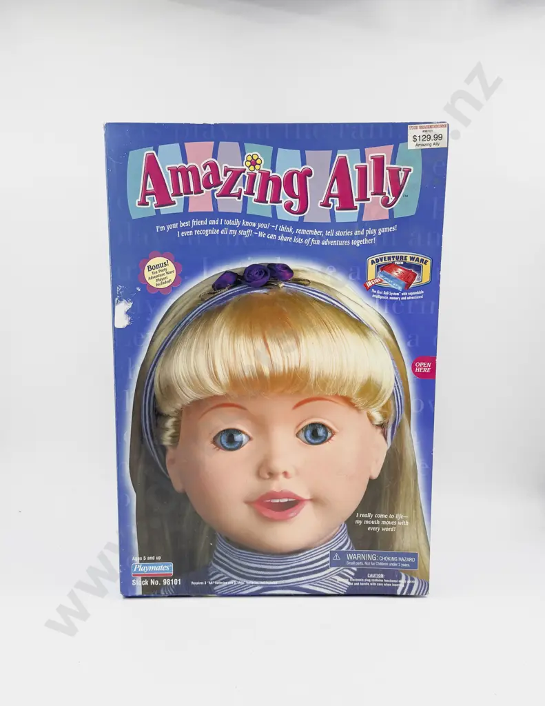 C1999 Mint Boxed Playmates Amazing Ally Interactive Doll 46cm Image 1++