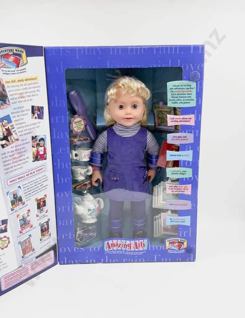 C1999 Mint Boxed Playmates Amazing Ally Interactive Doll 46cm Image 1++