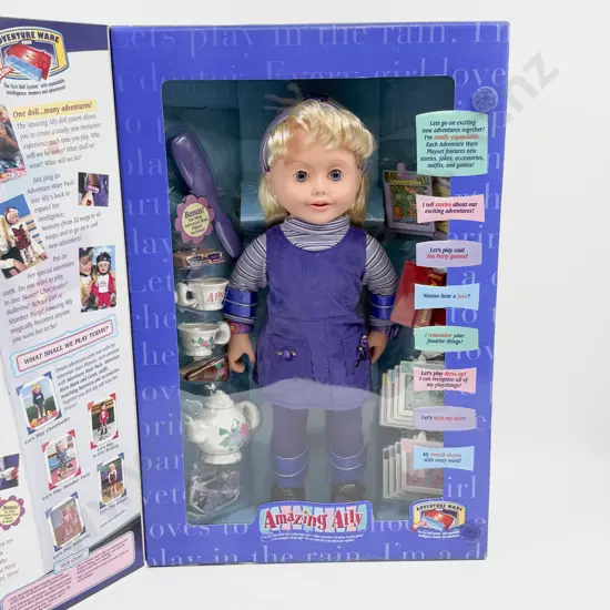 C1999 Mint Boxed Playmates Amazing Ally Interactive Doll 46cm