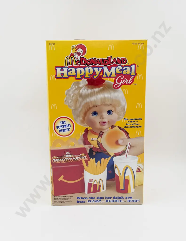 C1997 Mint Boxed Hasbro Mcdonaldland Happy Meal Girl Doll 33cm Image 1++