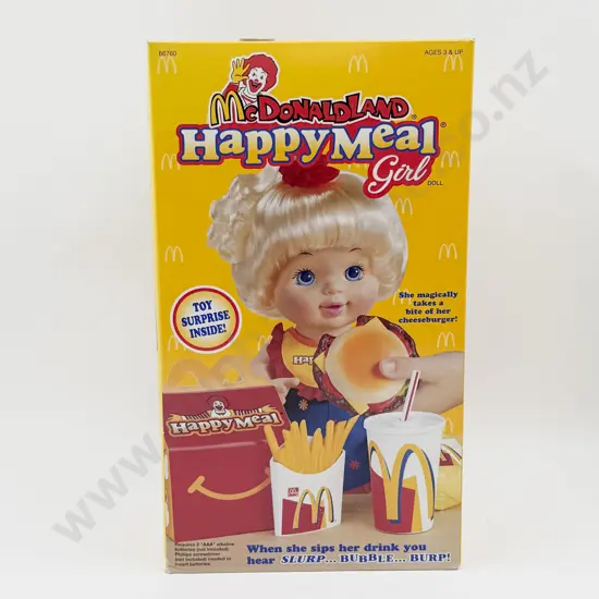 C1997 Mint Boxed Hasbro Mcdonaldland Happy Meal Girl Doll 33cm