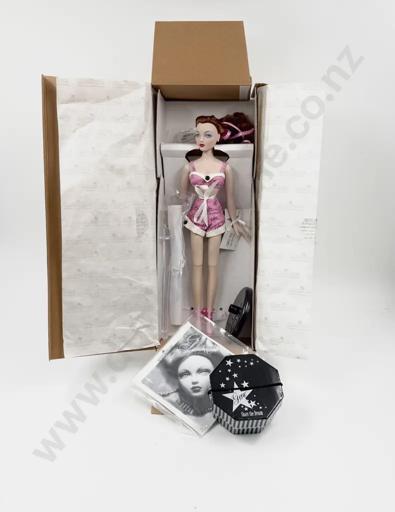 Ashton Drake Simply Gene Doll - Share the Dream Pink Outfit Red Hair 38cm MIB Image 1++