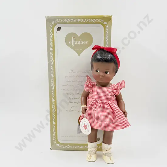 C1986 Boxed Effanbee Black Patsy Doll Shirley's Dollhouse Exclusive Ltd Ed of 900 36cm