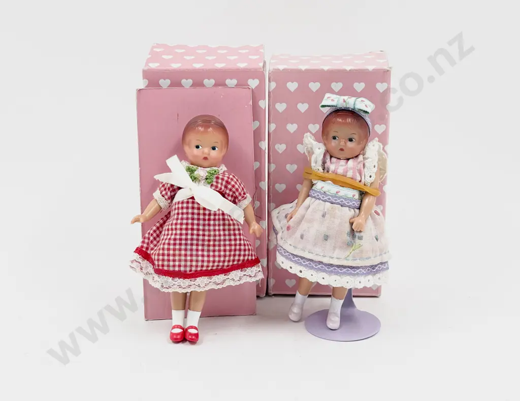 C2000 Two Boxed Effanbee Wee Patsy Dolls 13cm Image 1++
