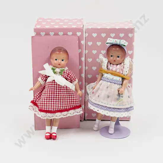 C2000 Two Boxed Effanbee Wee Patsy Dolls 13cm