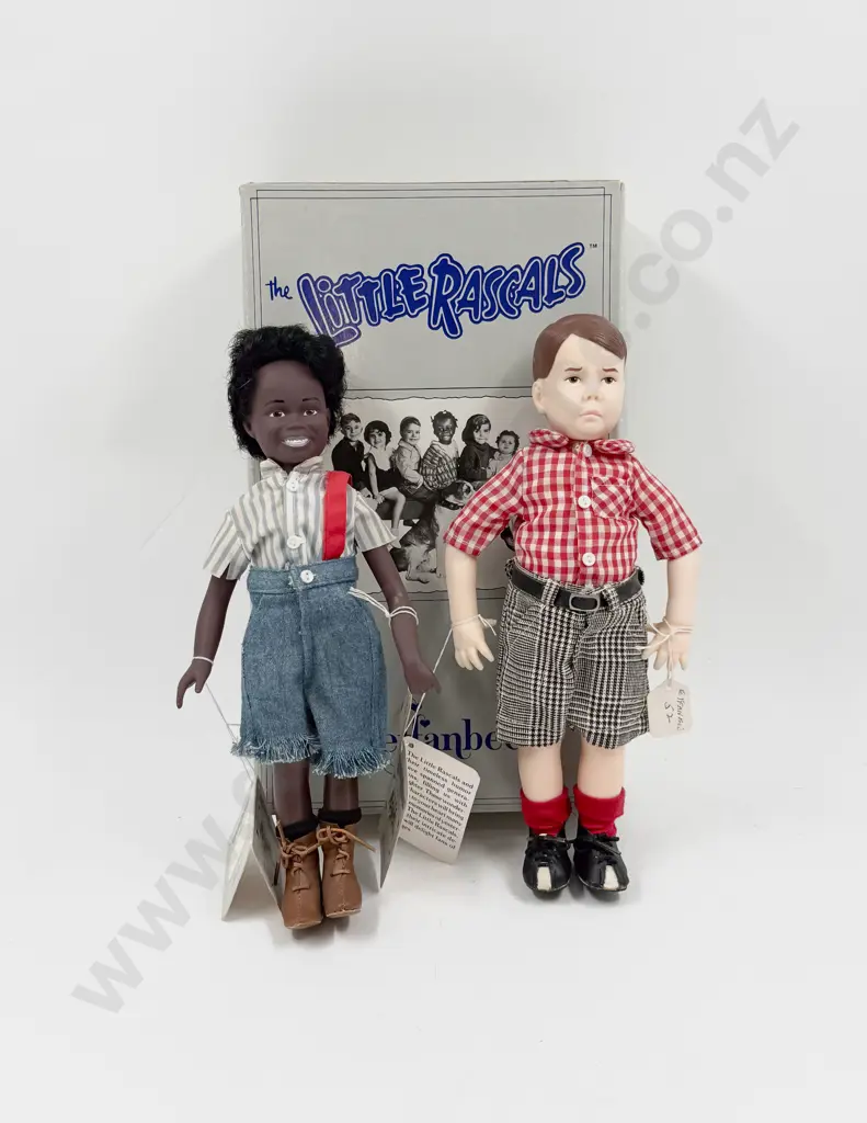 C1989 Boxed  Effanbee Little Rascals Spanky and Buckwheat 28cm Image 1++
