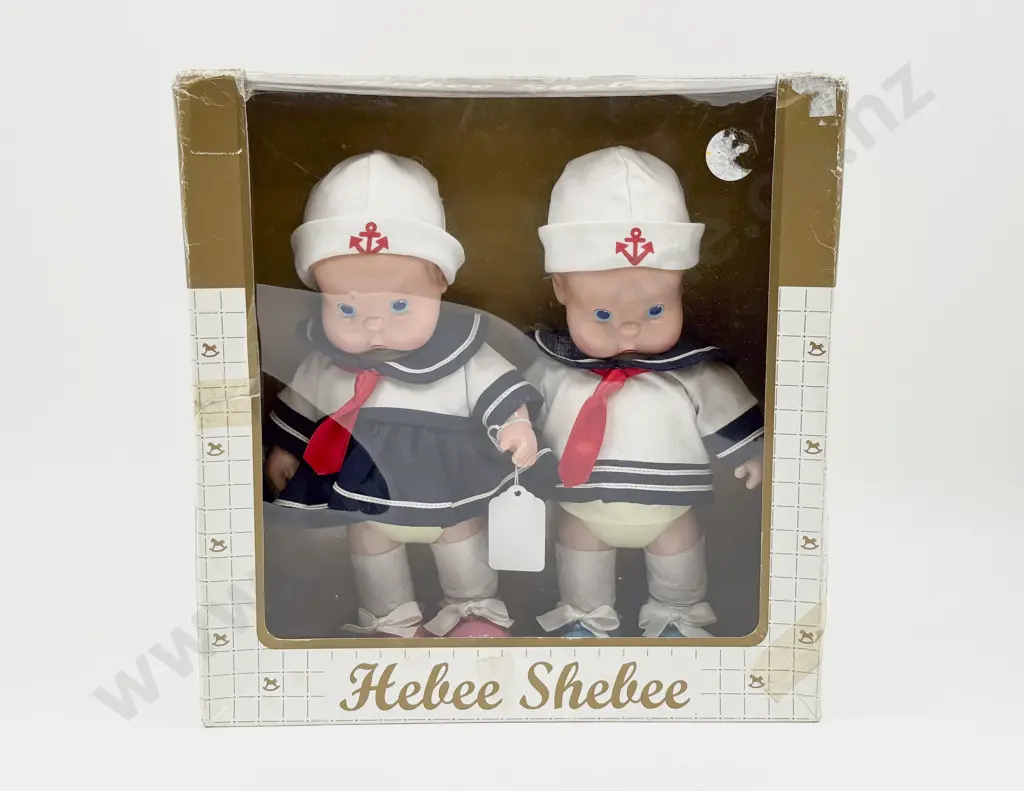 C2000 Boxed Horsman Millennium Hebee Shebee Dolls 29cm Image 1++