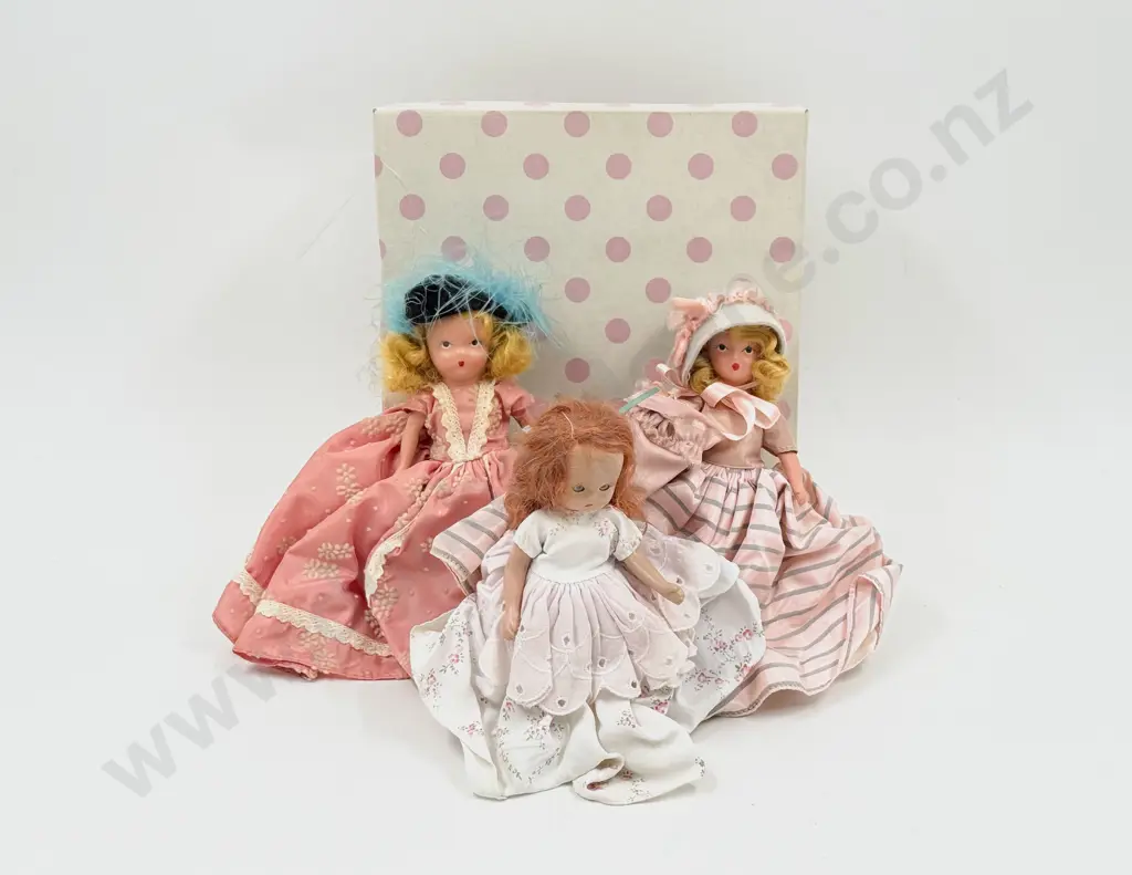 Two Nancy Ann All Composition Story Book Dolls and other unboxed 17cm Image 1++