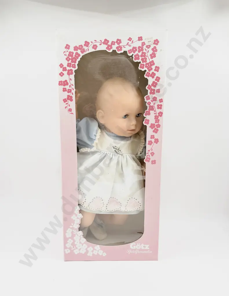 Boxed Gotz Made in West Germany All Vinyl Baby Doll with Outfit (some staining) 50cm Image 1++