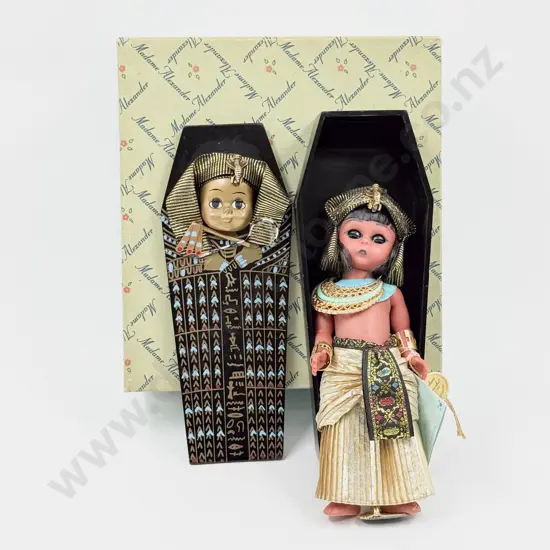C1998 Boxed Madame Alexander 24110 Egypt with Sarcophagus with 75th Anniversary Tag 19cm